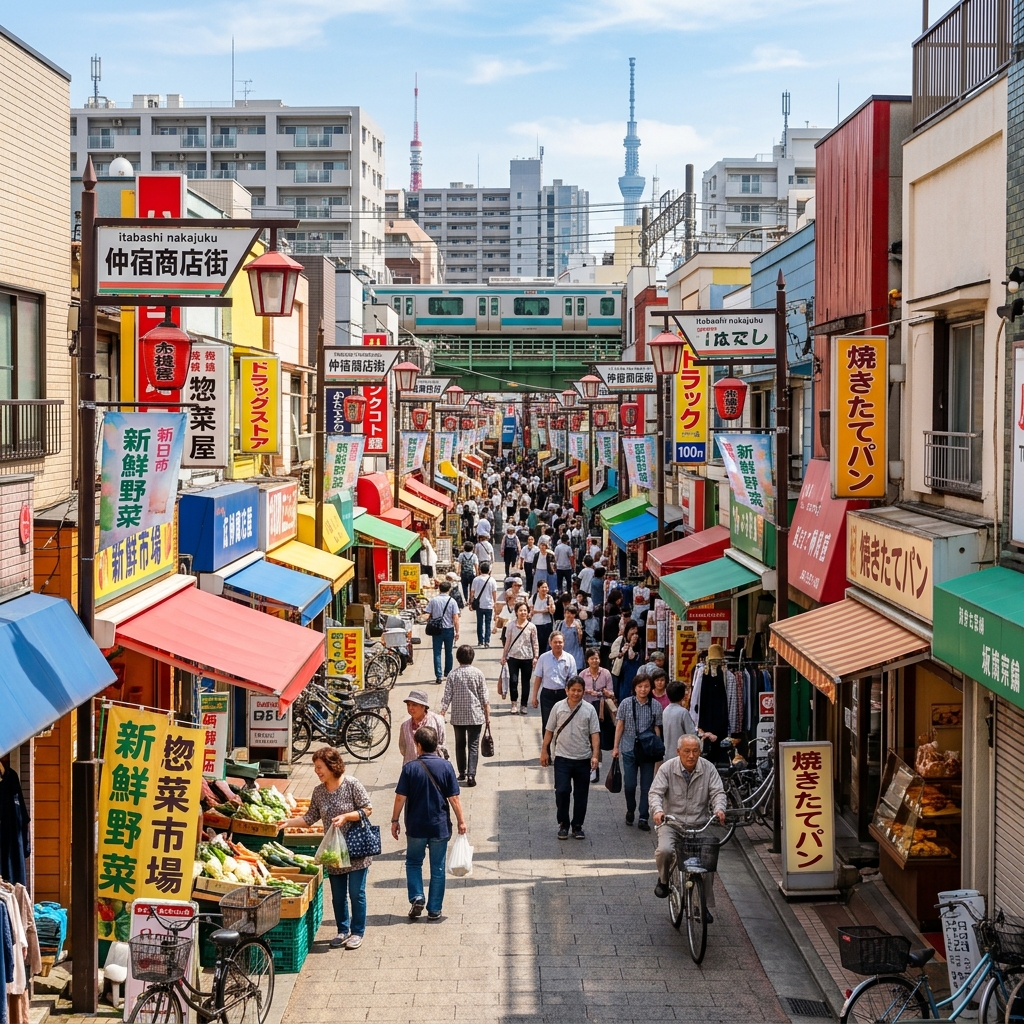 板橋区の風景
