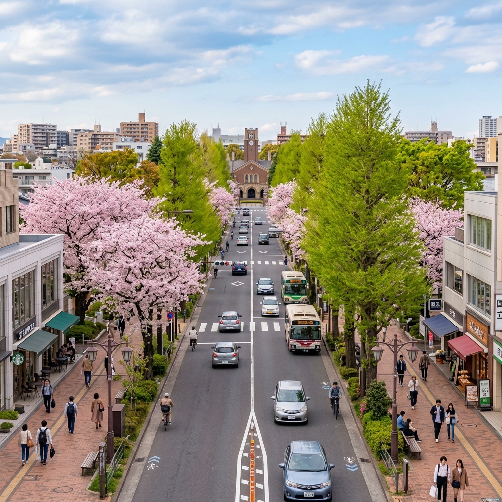 国立市の風景