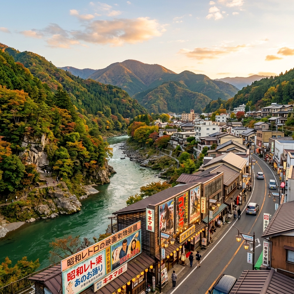 青梅市の風景